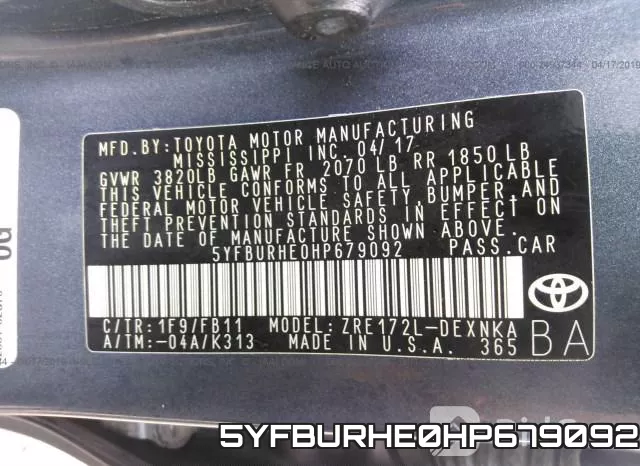 5YFBURHE0HP679092 фото 10
