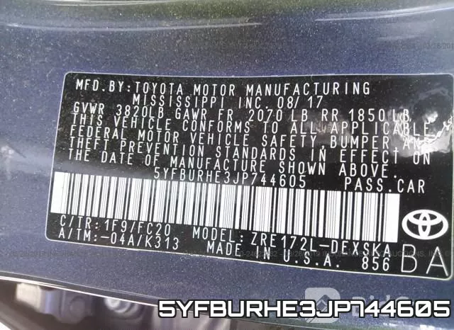 5YFBURHE3JP744605 фото 10