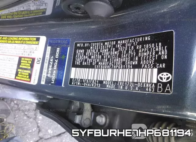 5YFBURHE7HP681194 фото 10