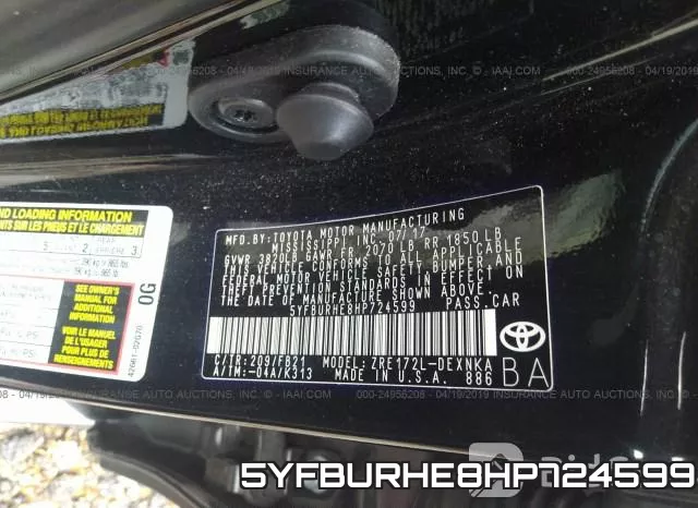 5YFBURHE8HP724599 фото 9