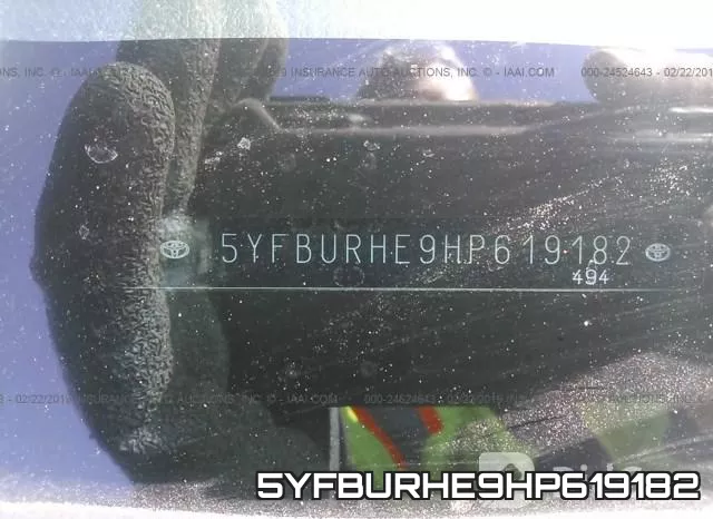 5YFBURHE9HP619182 фото 10