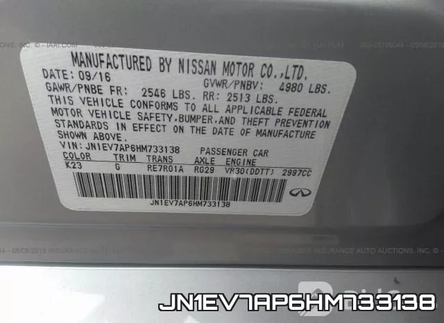 JN1EV7AP6HM733138 фото 10