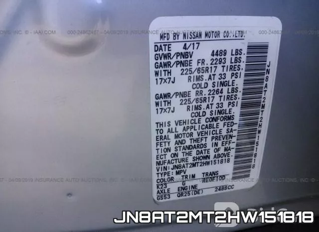 JN8AT2MT2HW151818 фото 10