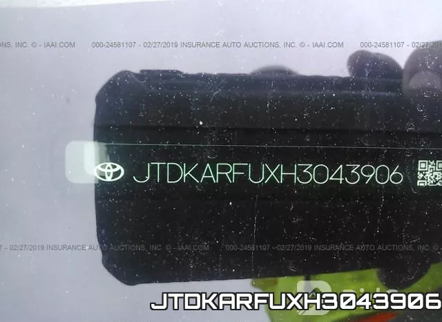 JTDKARFUXH3043906 фото 10