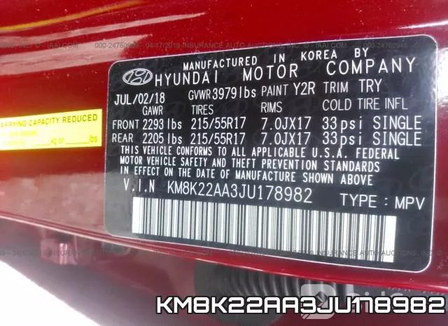 KM8K22AA3JU178982 фото 10
