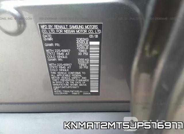 KNMAT2MT5JP576977 фото 10