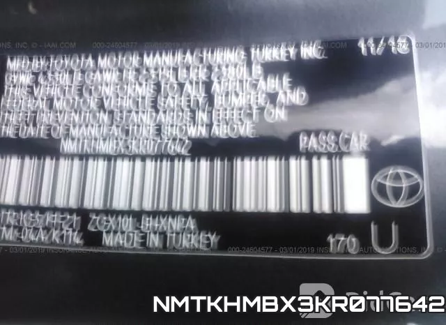 NMTKHMBX3KR077642 фото 10
