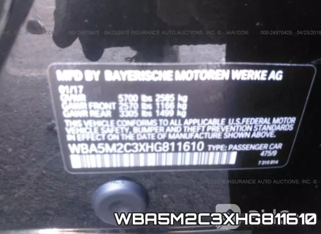 WBA5M2C3XHG811610 фото 10