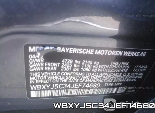 WBXYJ5C34JEF74680 фото 10