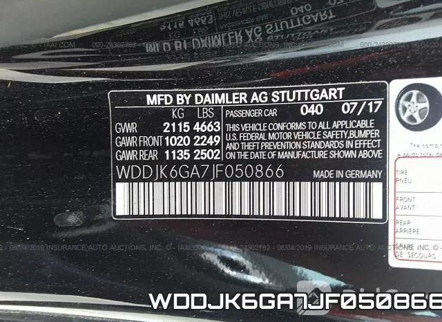 WDDJK6GA7JF050866 фото 10
