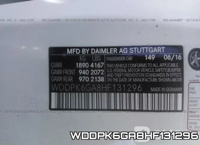 WDDPK6GA8HF131296 фото 10