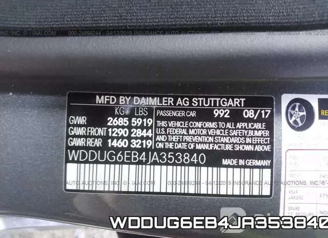 WDDUG6EB4JA353840 фото 10