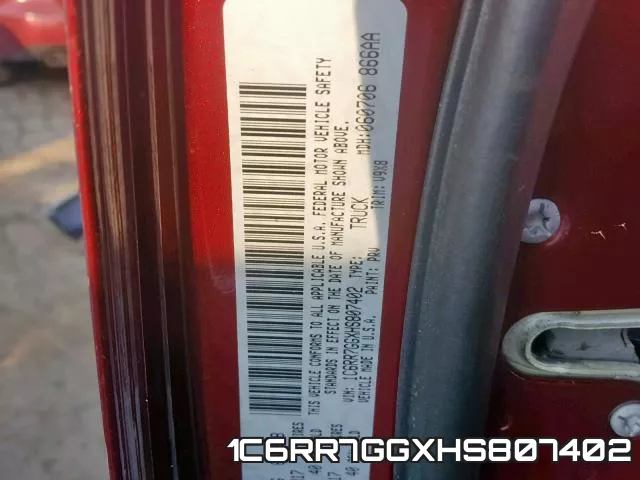 1C6RR7GGXHS807402 фото 2