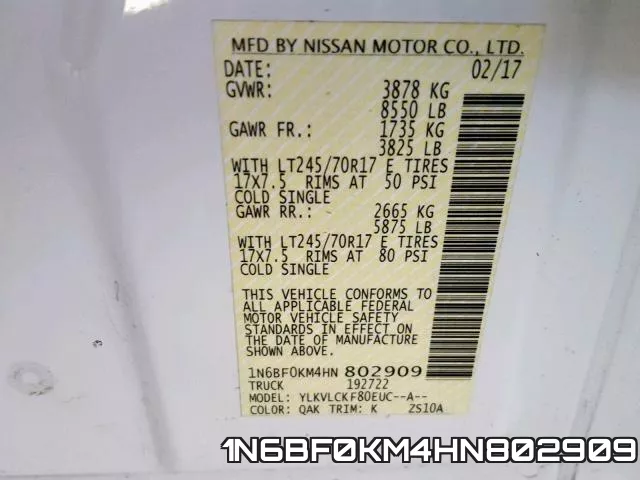 1N6BF0KM4HN802909 фото 2