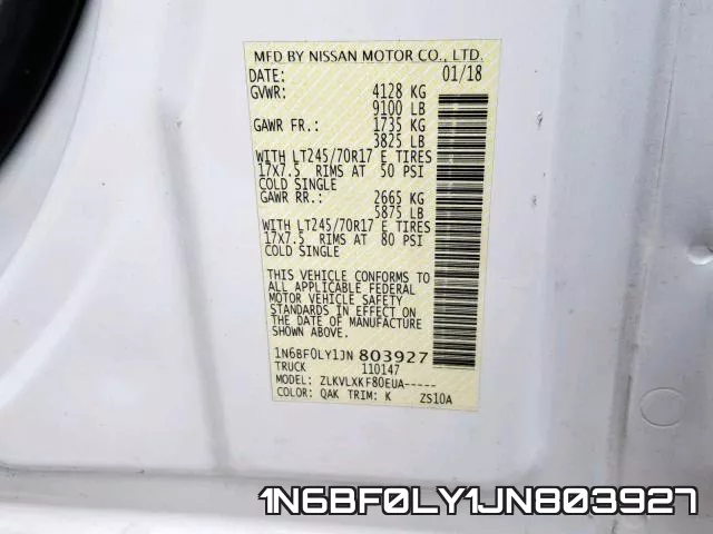 1N6BF0LY1JN803927 фото 2