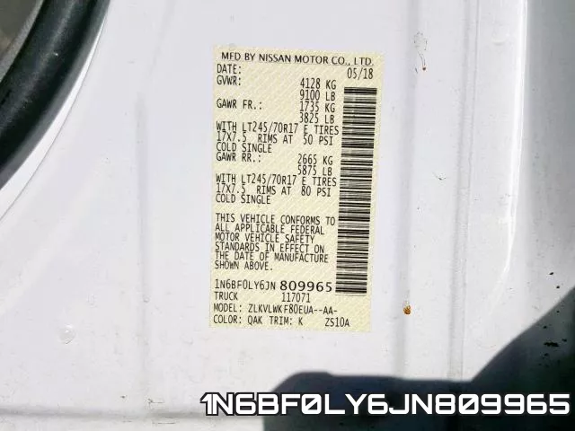 1N6BF0LY6JN809965 фото 2