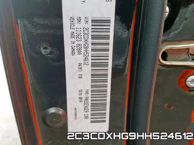 2C3CDXHG9HH524612 фото 2