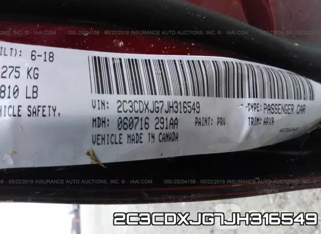 2C3CDXJG7JH316549 фото 10