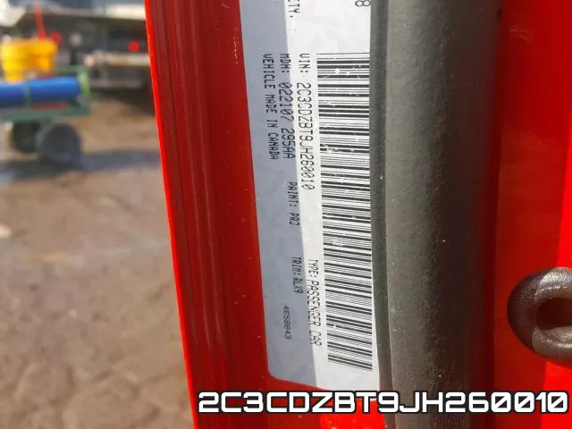2C3CDZBT9JH260010 фото 2