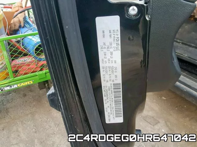 2C4RDGEG0HR647042 фото 2