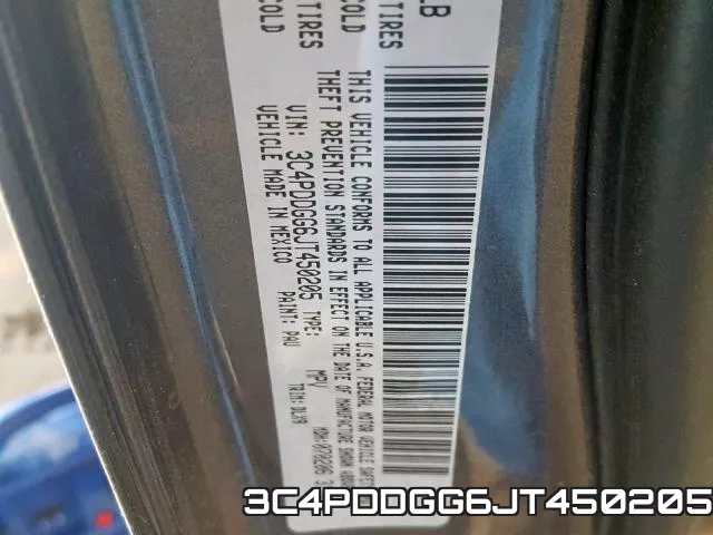3C4PDDGG6JT450205 фото 2