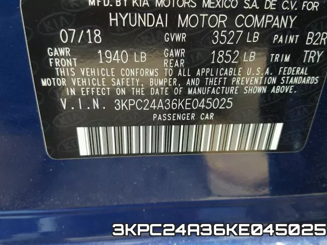 3KPC24A36KE045025 фото 2