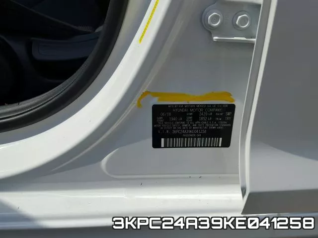 3KPC24A39KE041258 фото 10