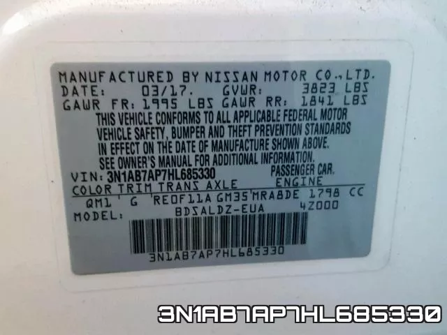 3N1AB7AP7HL685330 фото 2