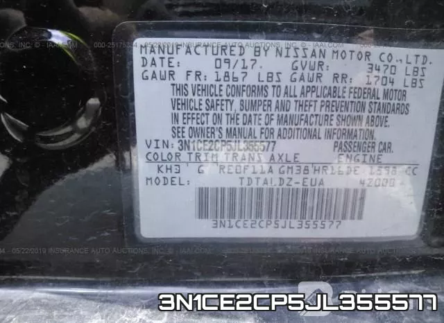 3N1CE2CP5JL355577 фото 10