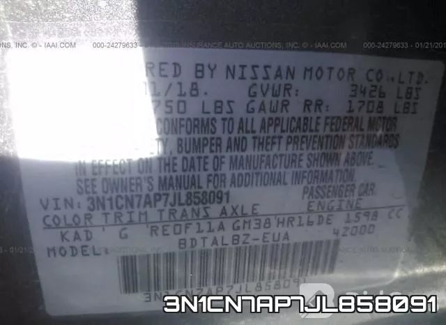 3N1CN7AP7JL858091 фото 10