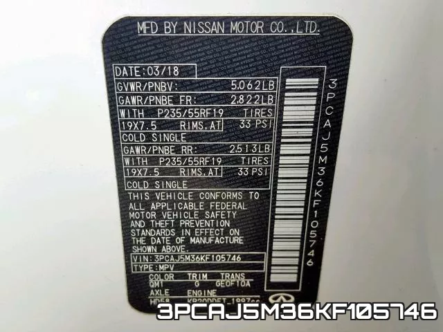 3PCAJ5M36KF105746 фото 2