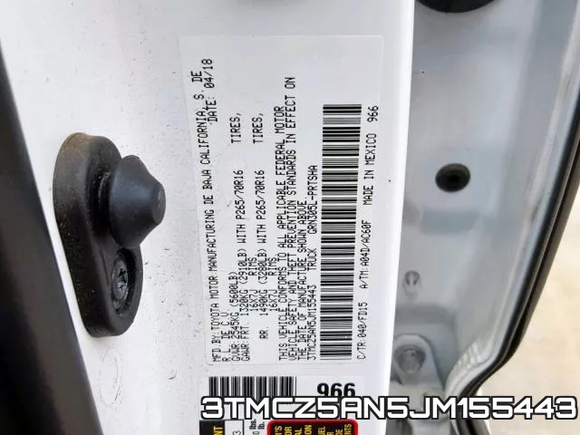 3TMCZ5AN5JM155443 фото 2