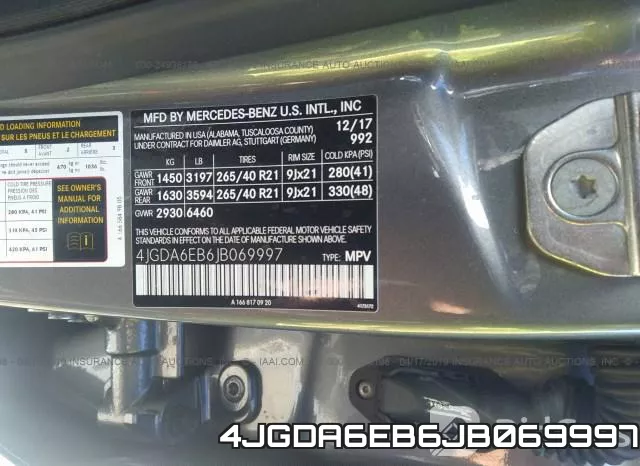 4JGDA6EB6JB069997 фото 10
