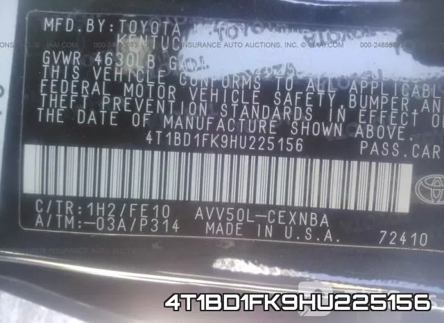 4T1BD1FK9HU225156 фото 10
