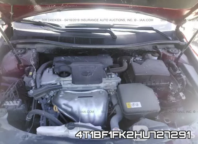 4T1BF1FK2HU727291 фото 2