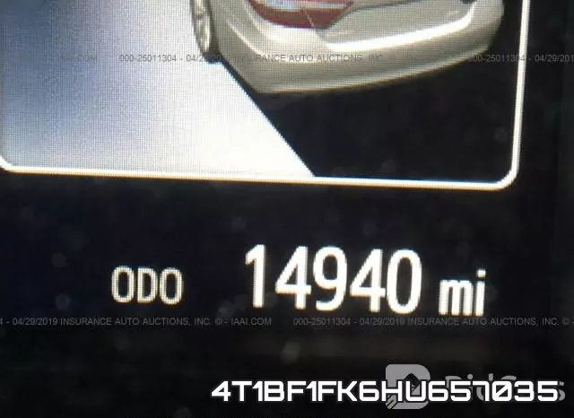 4T1BF1FK6HU657035 фото 8