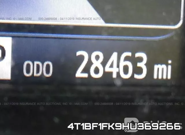 4T1BF1FK9HU369266 фото 8