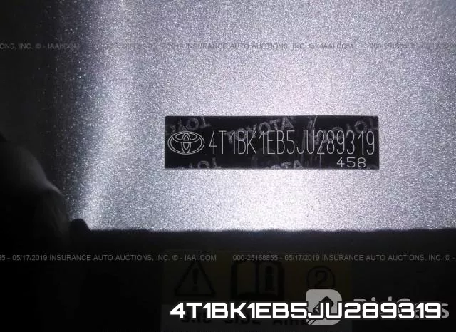 4T1BK1EB5JU289319 фото 9