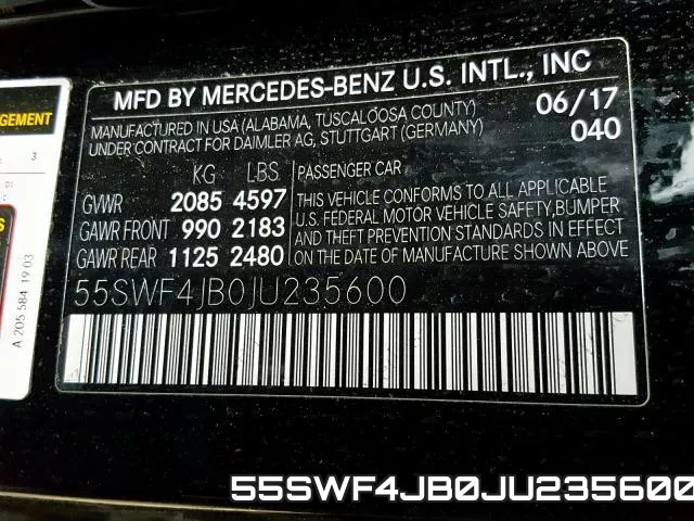 55SWF4JB0JU235600 фото 2