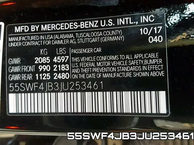 55SWF4JB3JU253461 фото 2