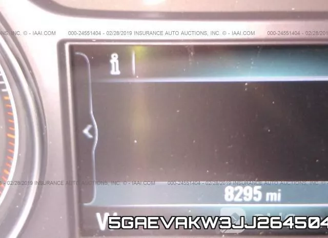 5GAEVAKW3JJ264504 фото 8