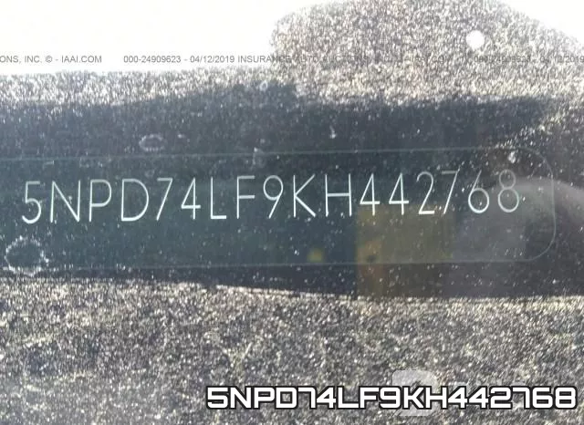 5NPD74LF9KH442768 фото 10