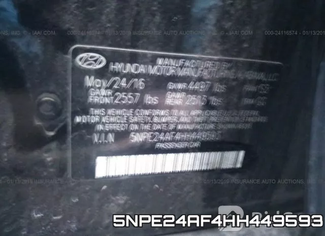 5NPE24AF4HH449593 фото 10