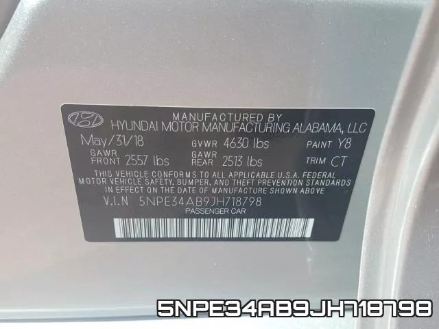 5NPE34AB9JH718798 фото 2