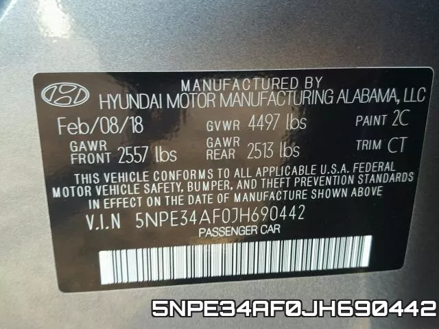 5NPE34AF0JH690442 фото 2
