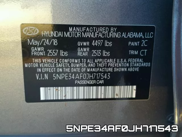 5NPE34AF0JH717543 фото 2