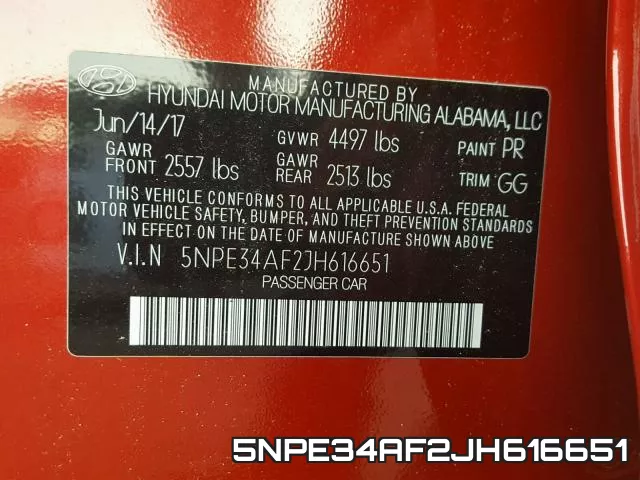 5NPE34AF2JH616651 фото 2
