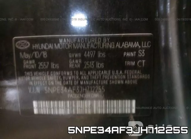5NPE34AF3JH712255 фото 10