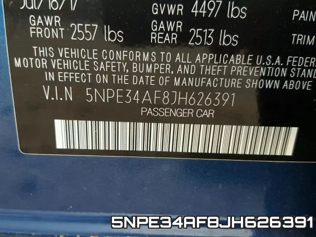 5NPE34AF8JH626391 фото 2