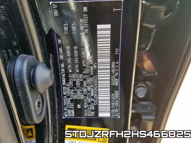 5TDJZRFH2HS466825 фото 2
